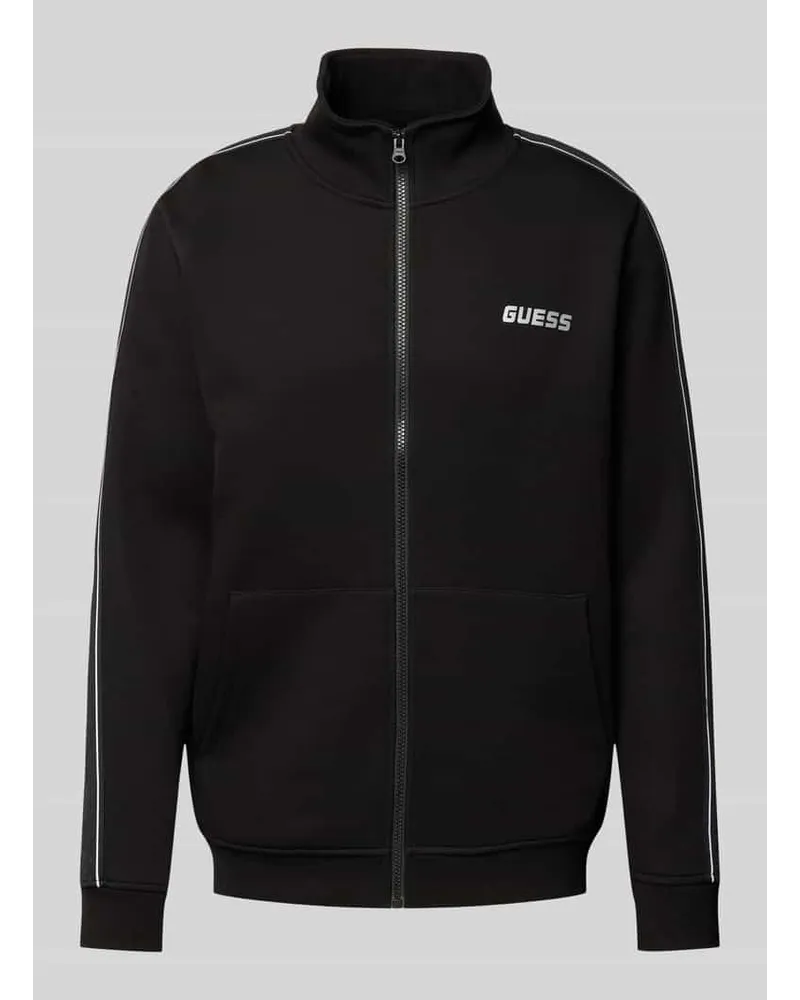 Guess Sweatjacke mit Reißverschluss Black