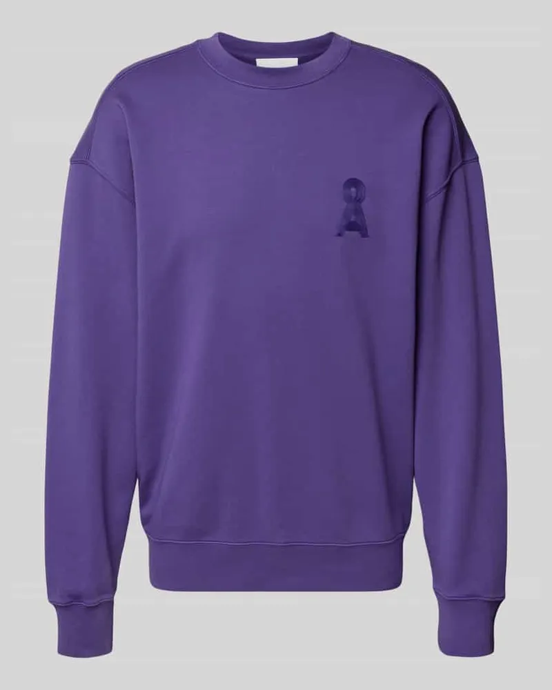 Armedangels Relaxed Fit Sweatshirt aus reiner Bio-Baumwolle Modell 'ICONIC Å GMT Violett