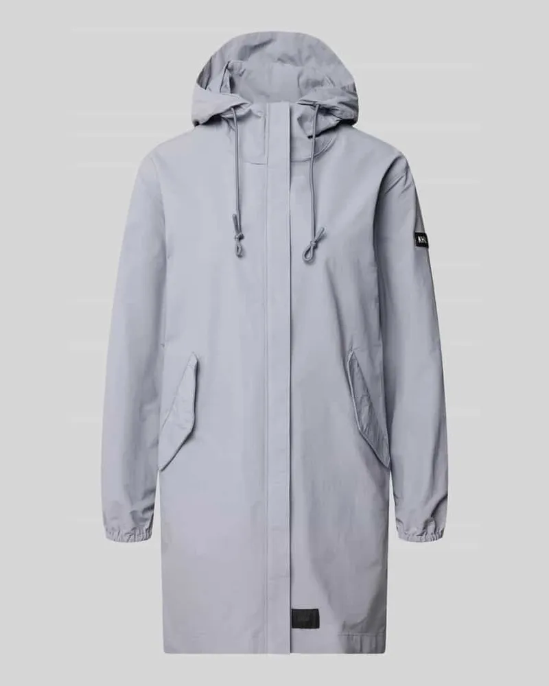 khujo Parka mit Label-Patches Modell 'AMETI Eisblau