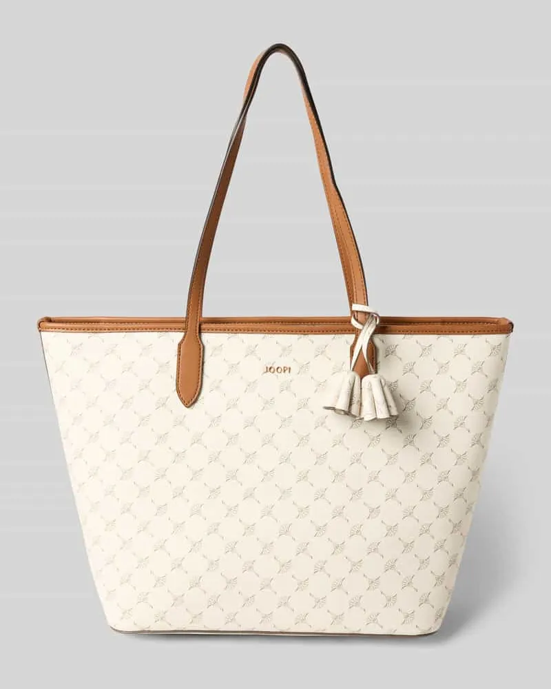 JOOP! Shopper mit Logo-Muster Modell 'lara Offwhite