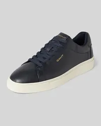 Gant Sneaker aus Leder mit Label-Details Marine