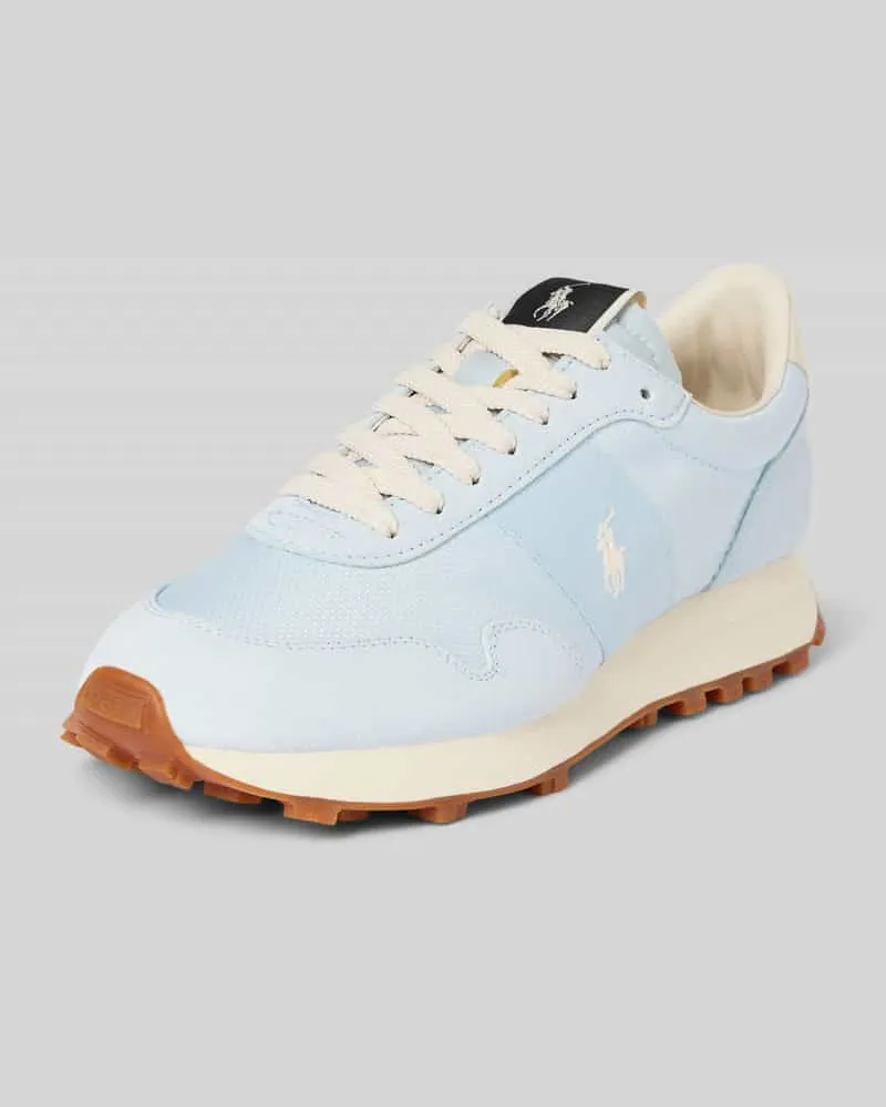 Ralph Lauren Sneaker mit Logo-Stitching Modell 'Trail 125 Hellblau