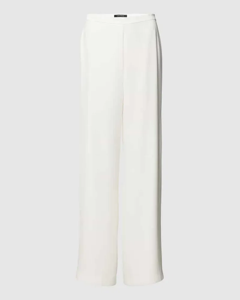 Swing Hose in unifarbenem Design Offwhite