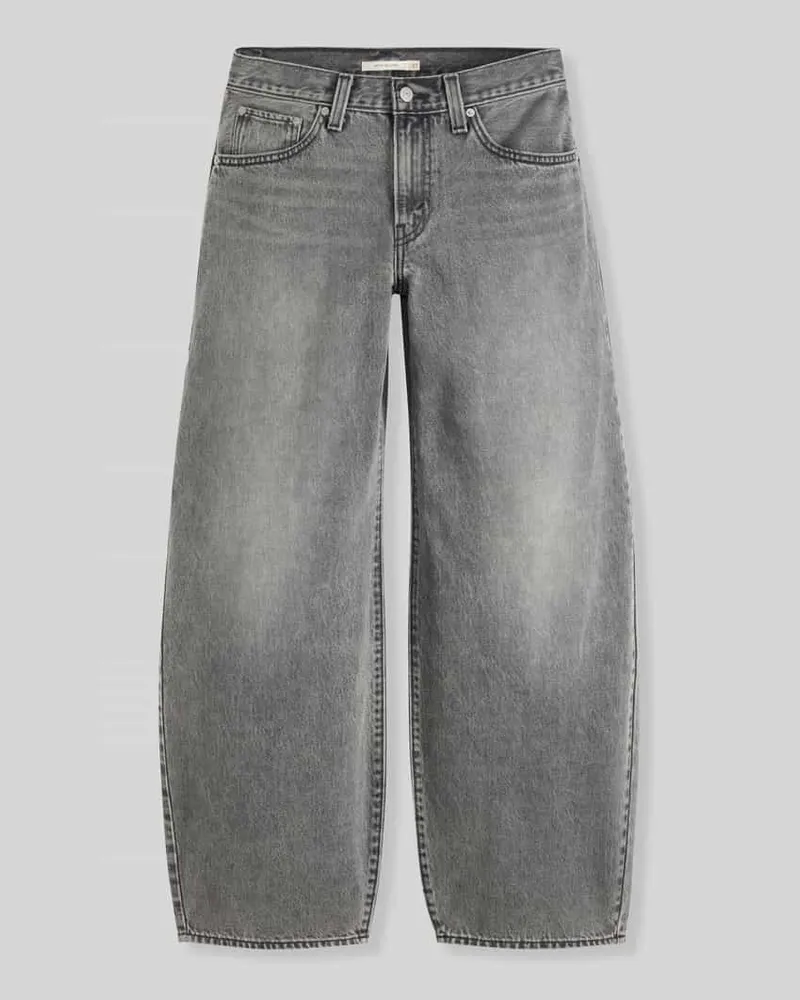 Levi's Baggy Jeans aus reiner Baumwolle Modell 'MIDDY BALLOON Anthrazit
