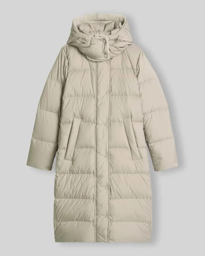 Marc O'Polo Steppmantel mit abnehmbarer Kapuze Taupe