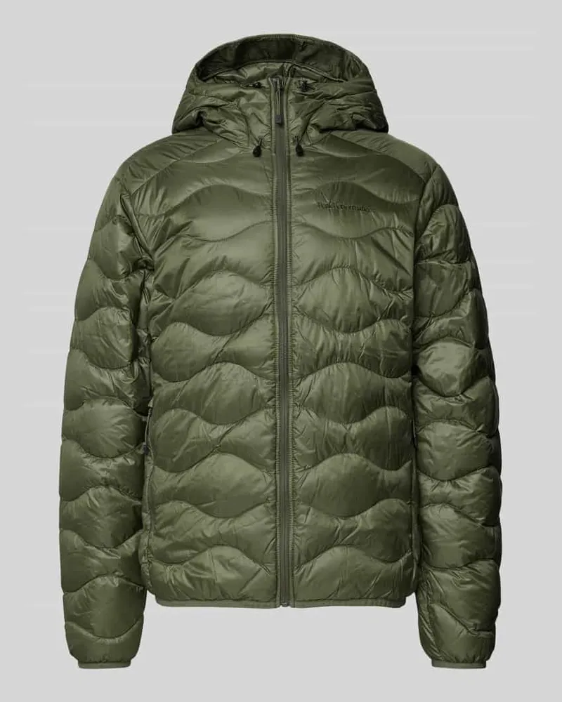Peak Performance Daunenjacke mit Kapuze Oliv