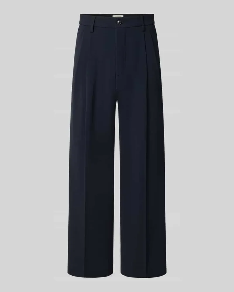 Drykorn Stoffhose mit Bügelfalte Modell 'LEEK Dunkelblau