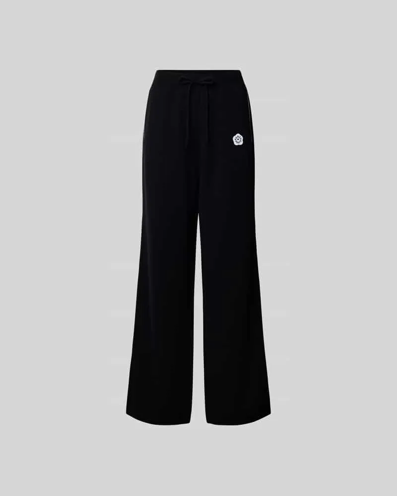 Kenzo Stoffhose mit elastischem Bund Black