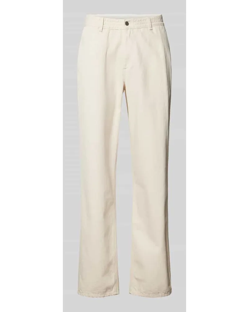 forét Tapered Fit Hose mit elastischem Bund Modell 'CLAY Beige