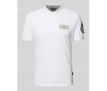 Slim Fit Poloshirt mit Label-Patch Modell 'E-AMUNDSEN
