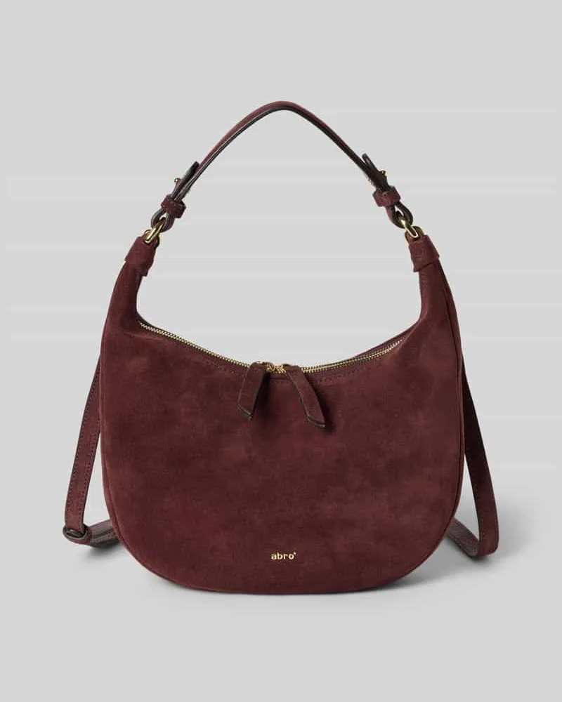 Abro Hobo Bag aus echtem Leder Modell 'NANA Bordeaux