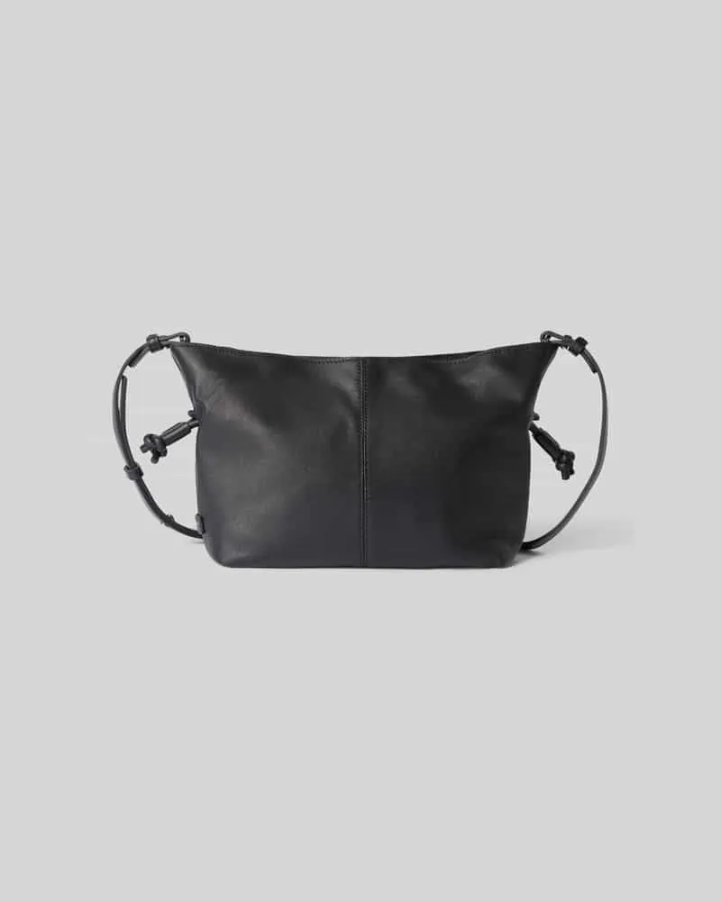 Marc O'Polo Umhängetasche aus echtem Leder Black