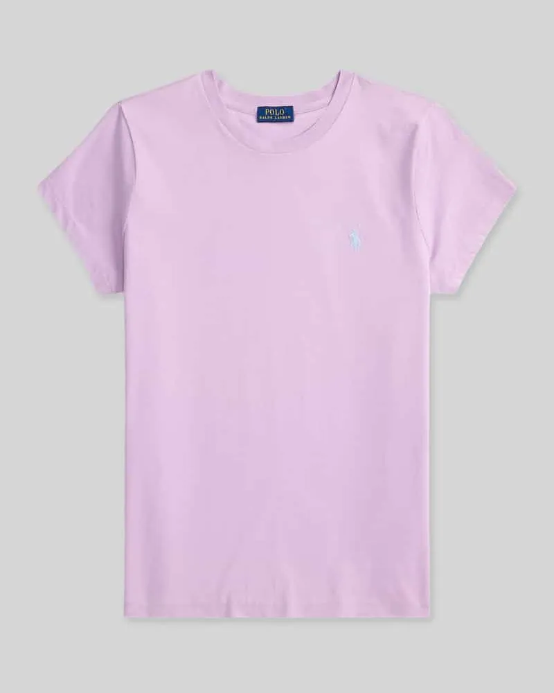 Ralph Lauren T-Shirt mit Label-Stitching Flieder