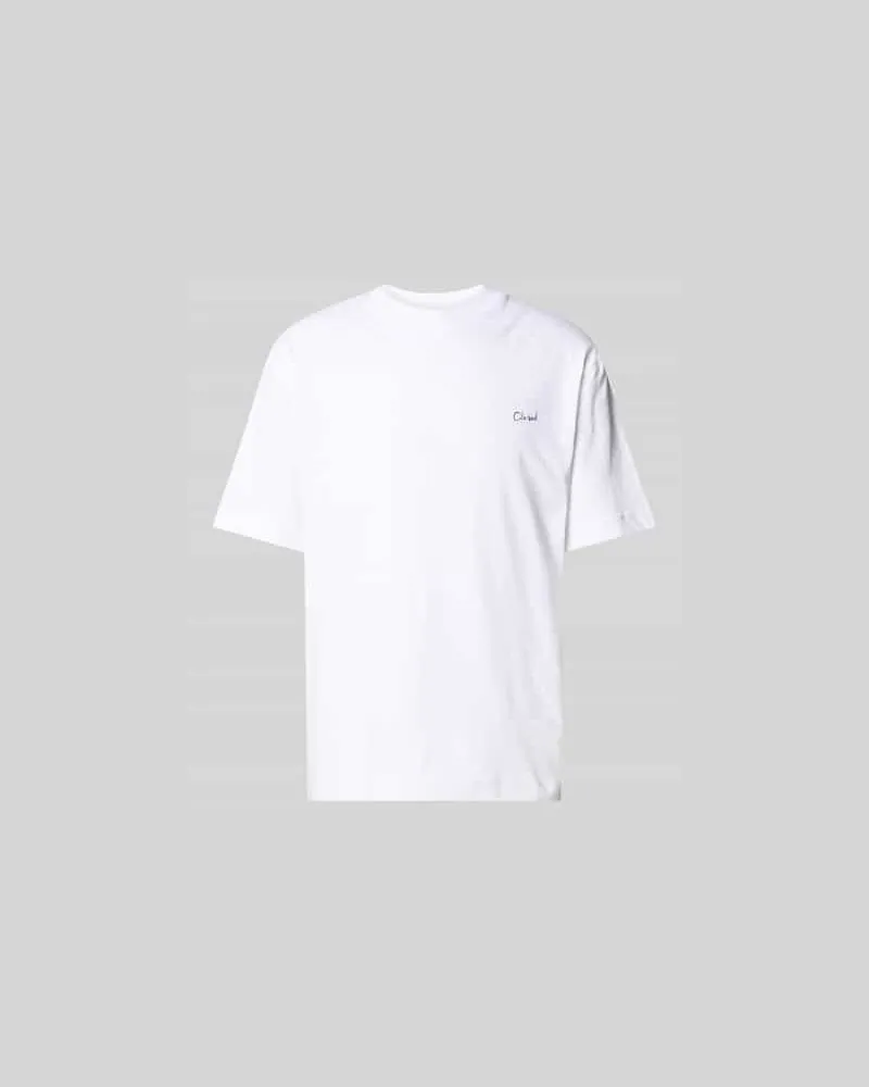 Closed Regular Fit T-Shirt aus reiner Baumwolle Weiss