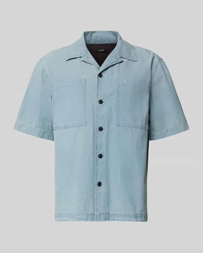 G-STAR RAW Relaxed Fit Freizeithemd aus reiner Baumwolle Hellblau