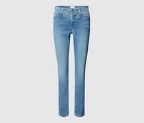Slim Fit Jeans mit Ziernähten Modell 'PARLA SEAM