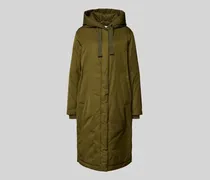 Regular Fit Parkamantel mit Kapuze