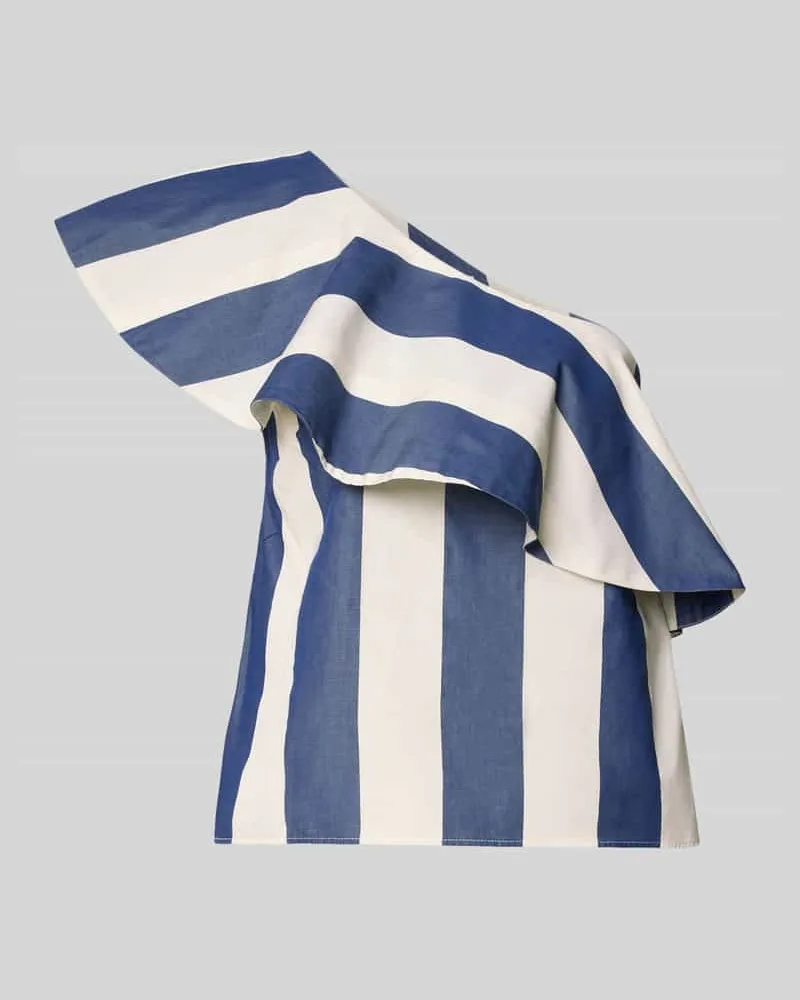 Rich&Royal Blusentop im One-Shoulder-Look Marine
