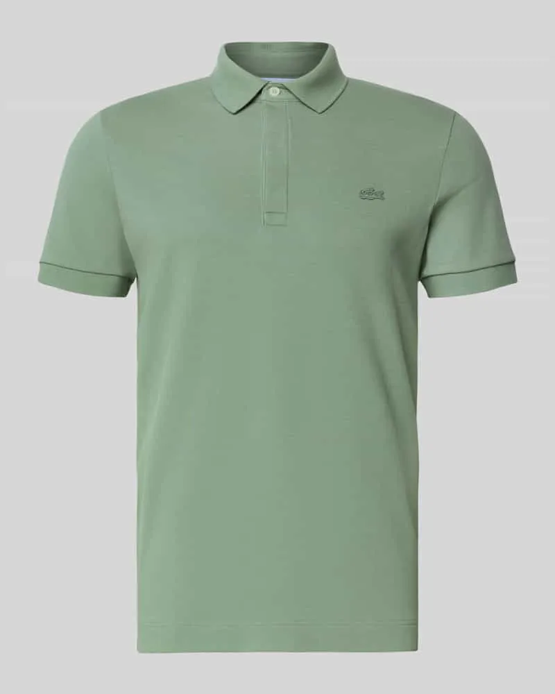 Lacoste Regular Fit Poloshirt aus Baumwoll-Mix Gruen