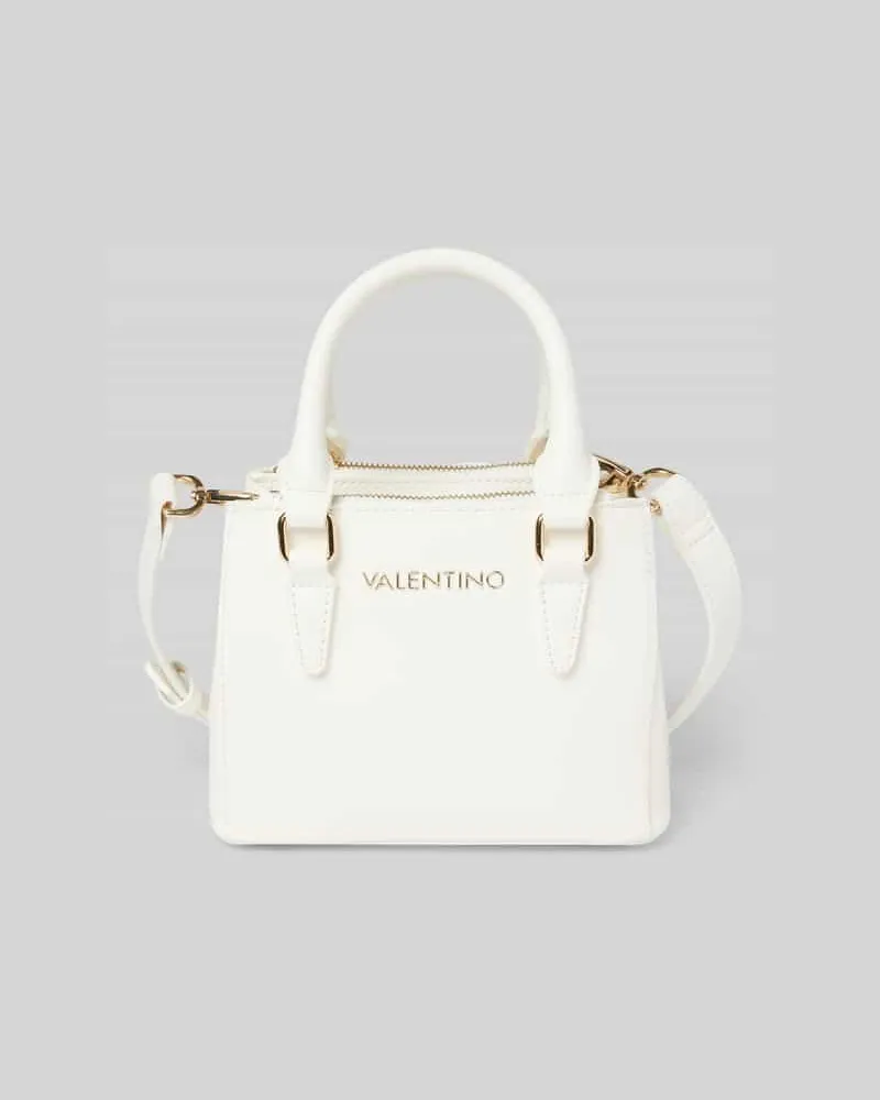 Valentino Bags Handtasche mit Label-Applikation Modell 'ZERO RE Weiss
