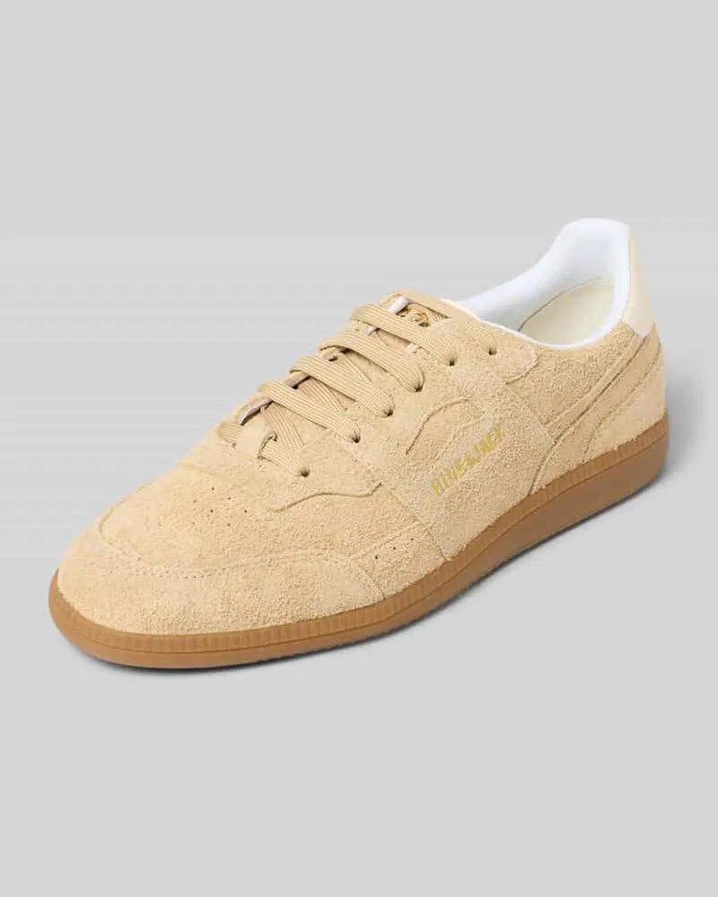 Hide & Jack Sneaker mit Label-Detail Modell 'Shaggy Beige