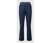 Slim Fit 5-Pocket-Jeans mit elastischem Bund - 'Super Dynamic