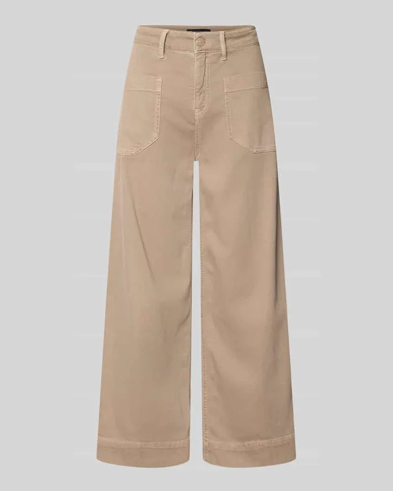 RAFFAELLO ROSSI  Wide Leg Jeans mit aufgesetzten Taschen Modell 'MIRU Taupe