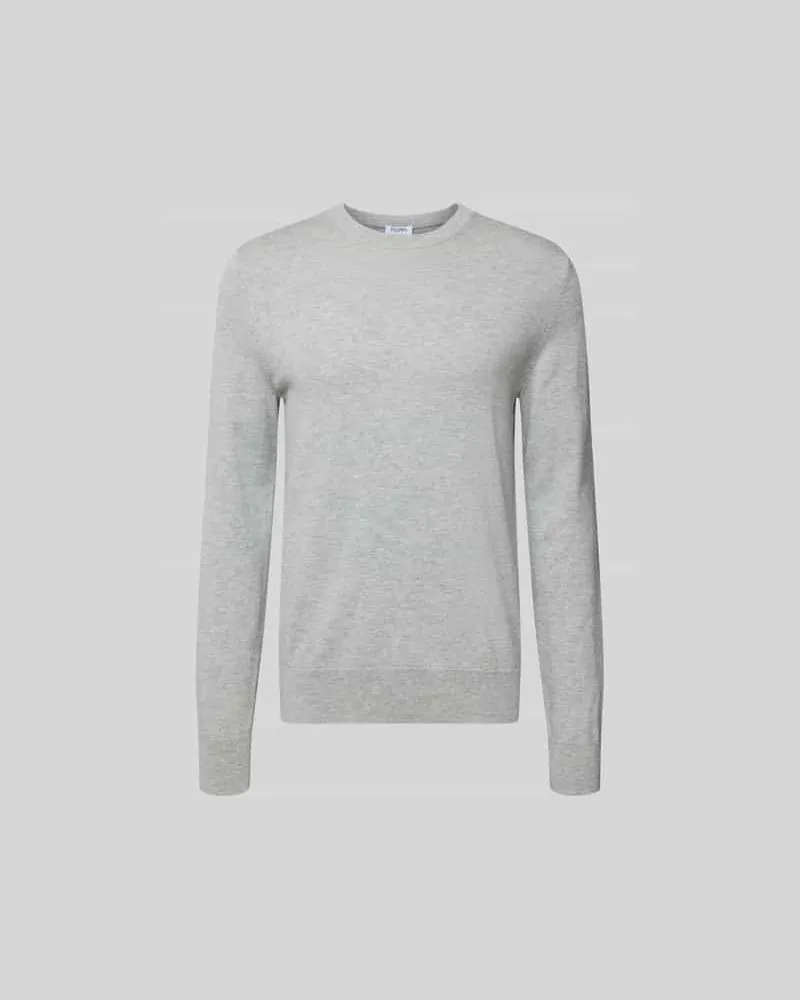 Filippa K Slim Fit Pullover aus Woll-Mix Mittelgrau