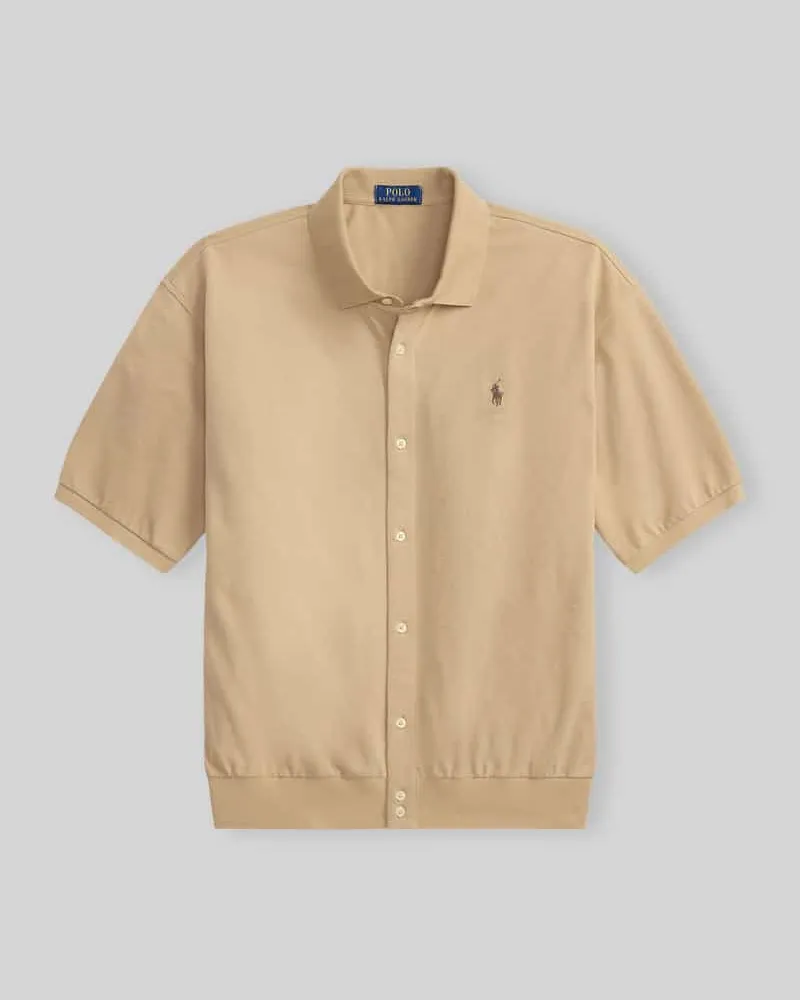 Ralph Lauren Regular Fit Freizeithemd aus reiner Baumwolle Khaki