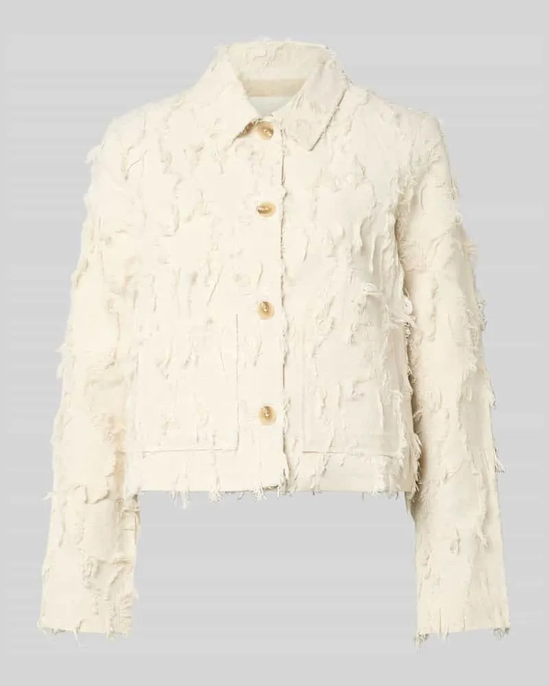 MOSS COPENHAGEN Regular Fit Jacke aus Viskose-Mix Modell 'Kornelie Beige