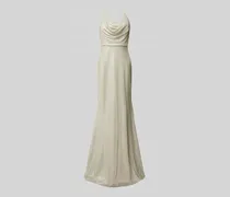 Abendkleid mit Wasserfall-Ausschnitt