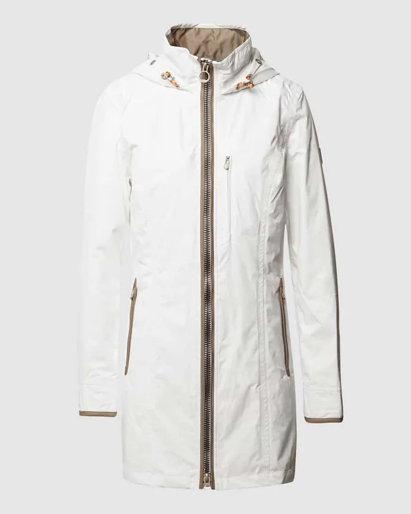 Wellensteyn Shaped Fit Sommerjacke mit Kapuze Modell 'WESTSIDE Weiss