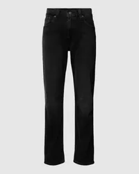 Levi's Straight Leg Jeans im 5-Pocket-Design Modell "502 FIRST IMPRESSIONS Dunkelgrau