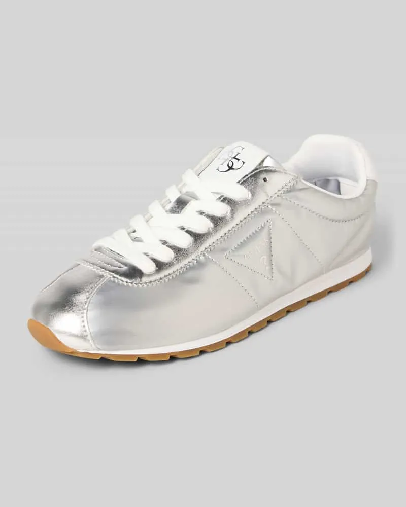 Guess Sneaker mit Logo-Detail Modell 'Tiah Silber