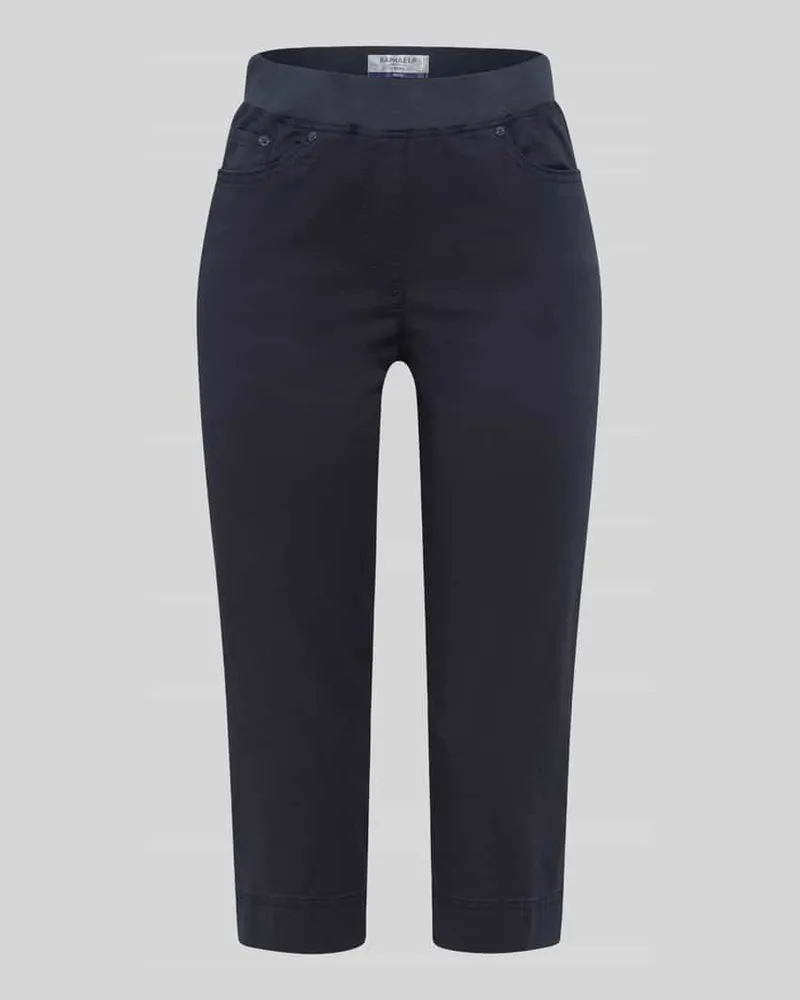 Brax Slim Fit Caprihose aus Baumwoll-Mix Marine