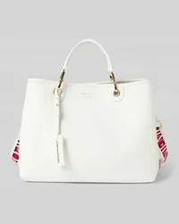 Emporio Armani Shopper mit Label-Print Modell 'ST.CERVO Weiss