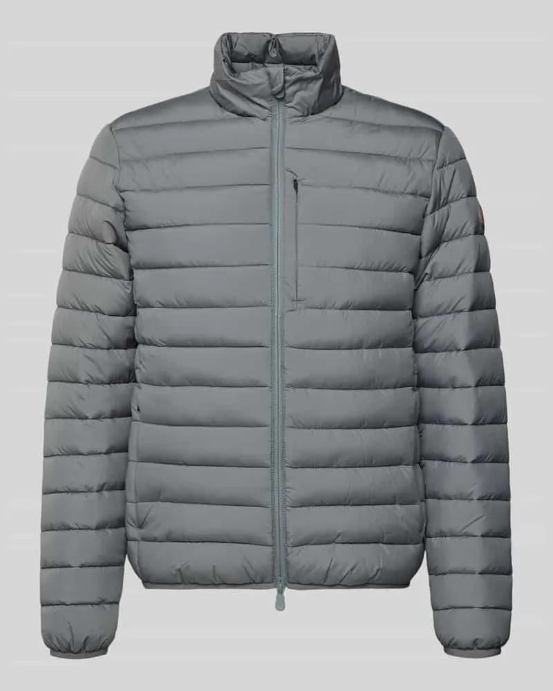 Save The Duck Steppjacke mit Zweiwege-Reißverschluss Modell 'ERION Silber