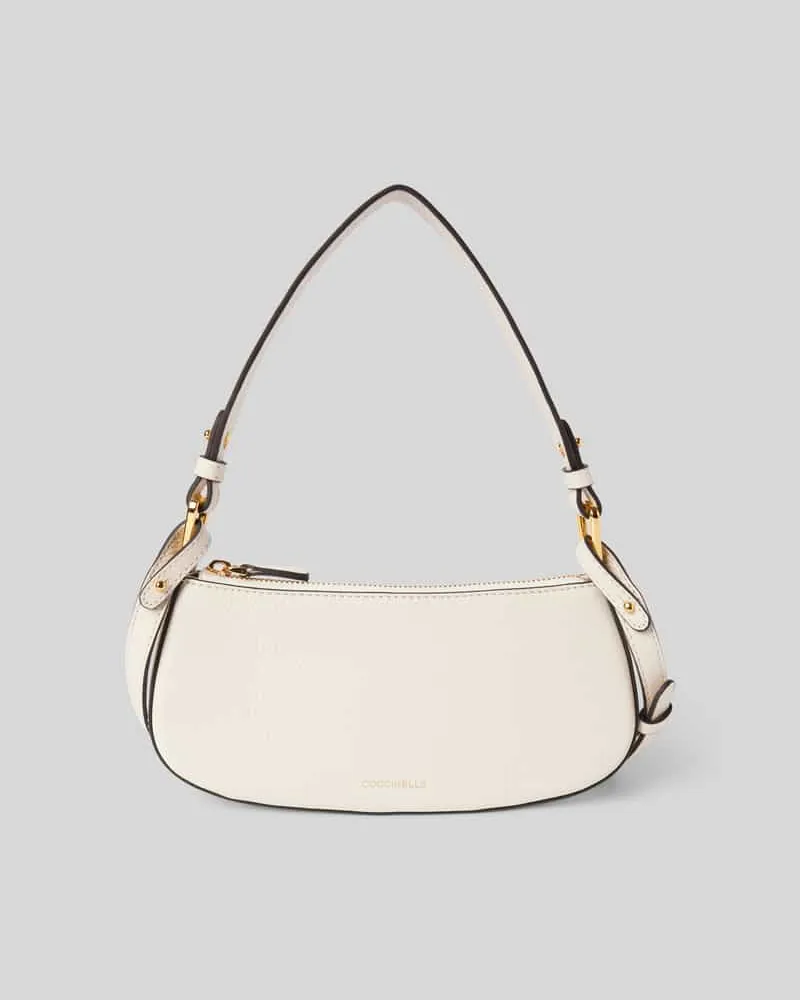 Coccinelle Handtasche mit Label-Detail Modell 'MERVEILLE Ecru