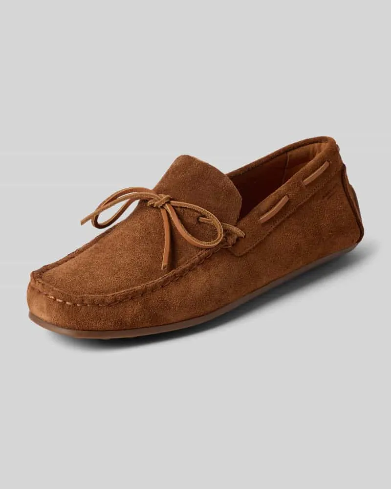Vagabond Loafer aus echtem Veloursleder Modell 'LARISSA Cognac