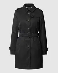 Fuchs Schmitt Trenchcoat mit Taillengürtel Black