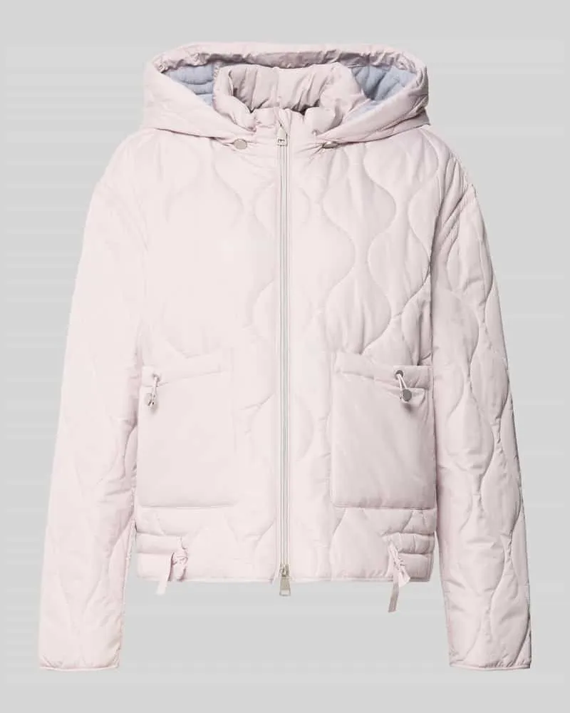 White Label Steppjacke mit Kapuze Rose