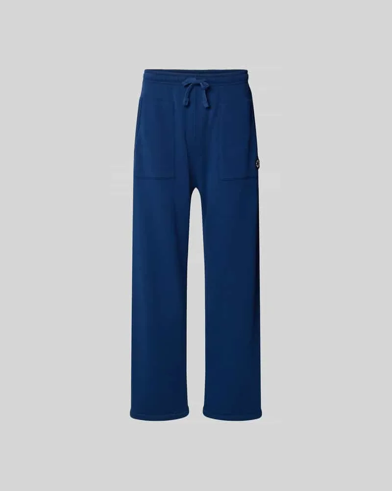 Kenzo Straight Fit Sweatpants mit Logo-Detail Dunkelblau