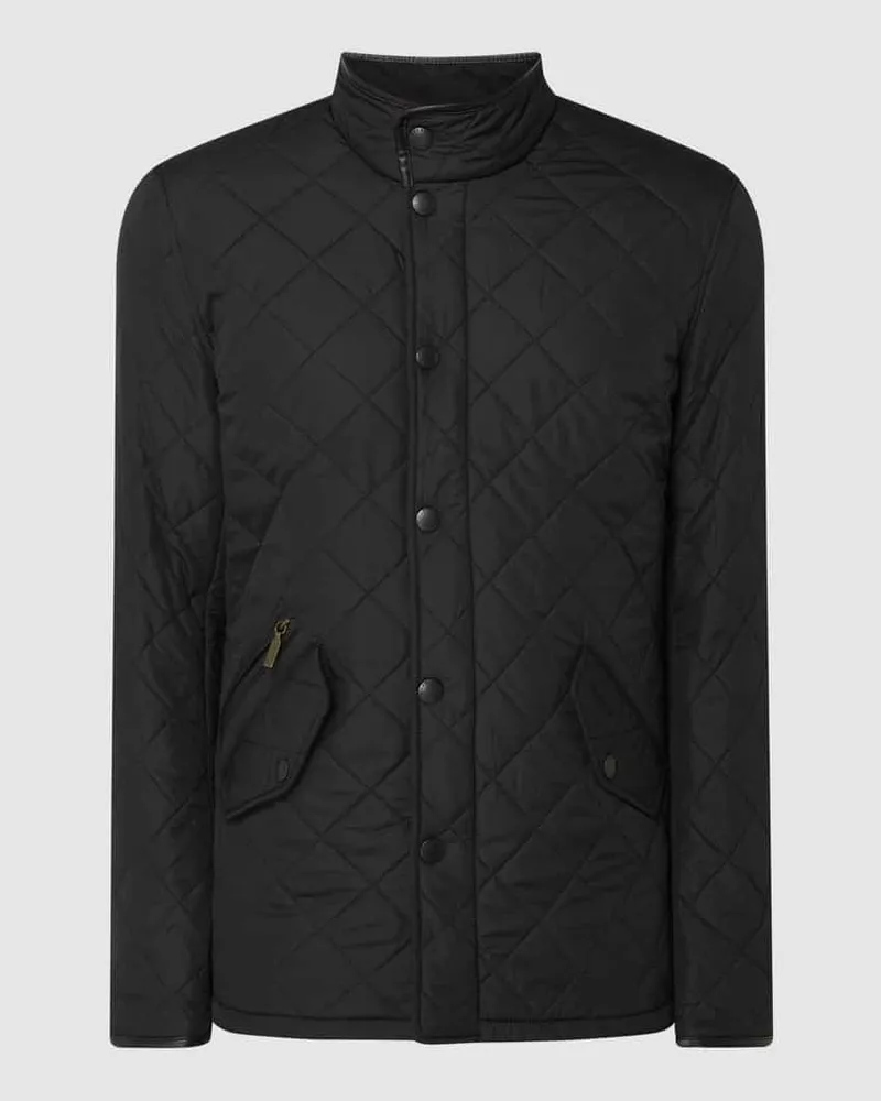 Barbour Steppjacke mit Pattentaschen Modell 'Powell Black
