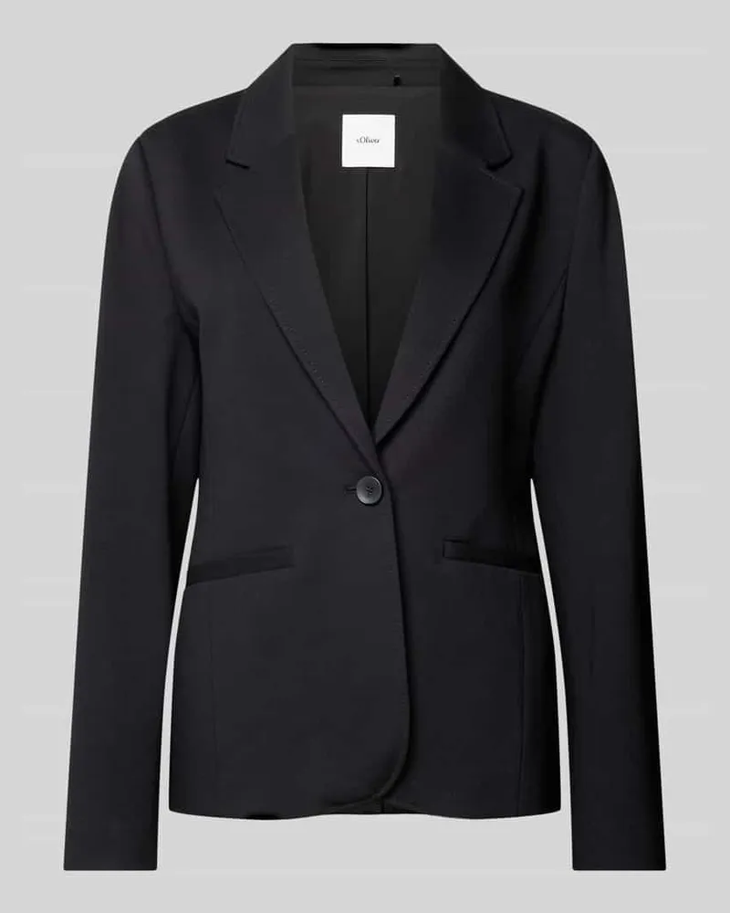 S.Oliver Blazer mit Reverskragen Black