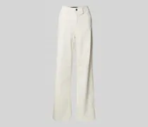 Wide Leg Cordhose mit Gesäßtaschen Modell 'Feliza