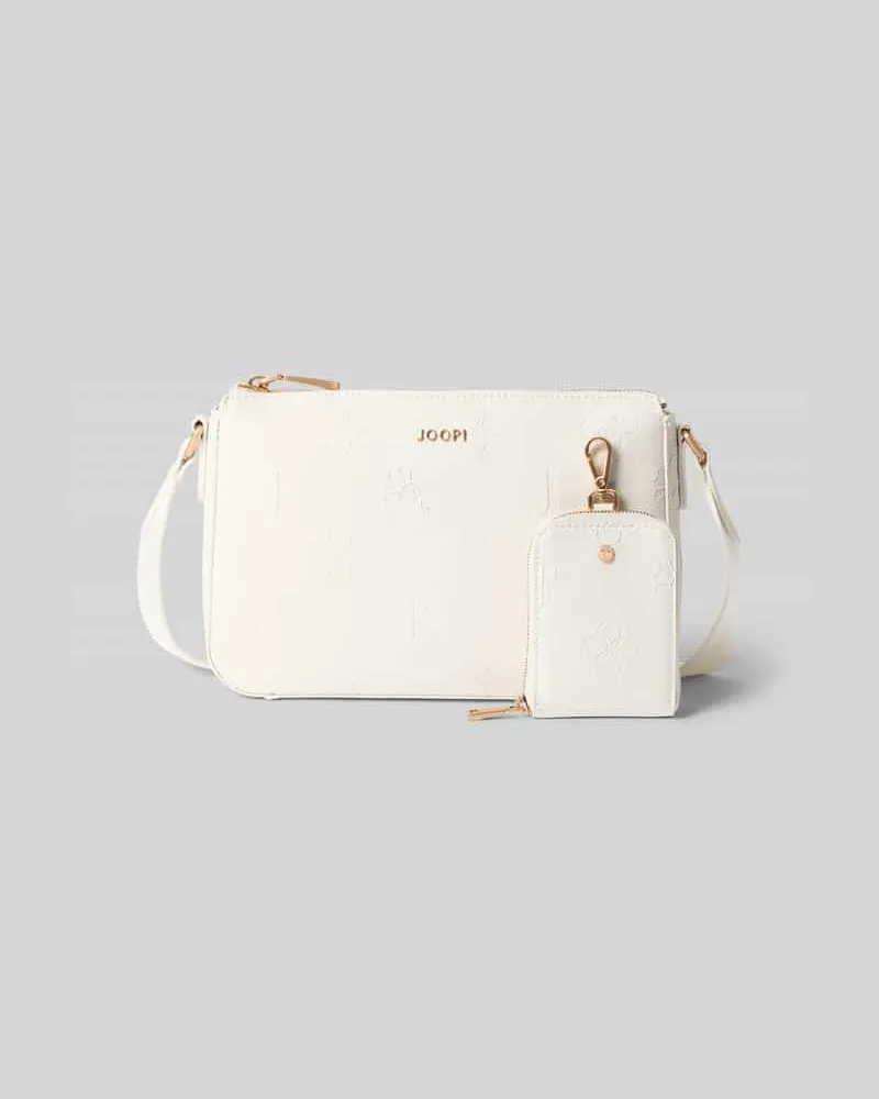 JOOP! Handtasche mit Logo-Muster Modell 'decoro edition jasmina Weiss