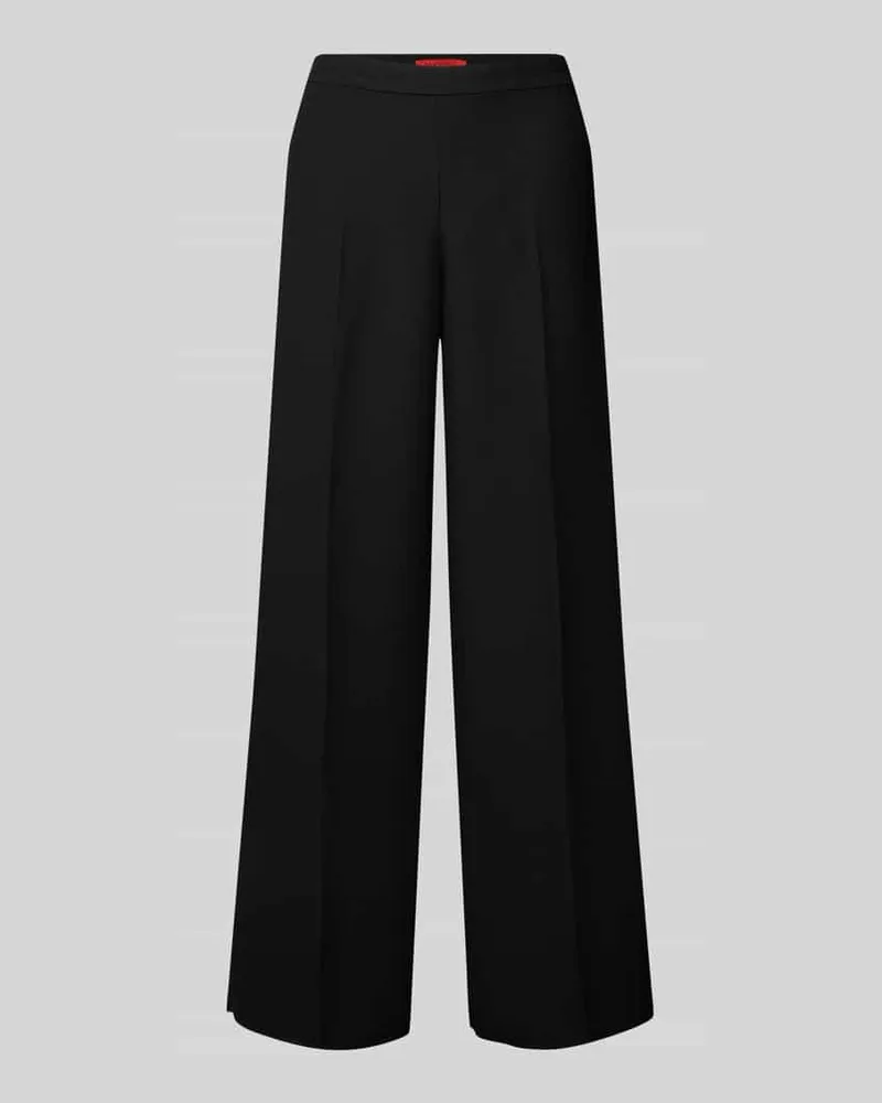 MAX&Co. Weite Hose mit Bügelfalten Modell 'NANTES Black