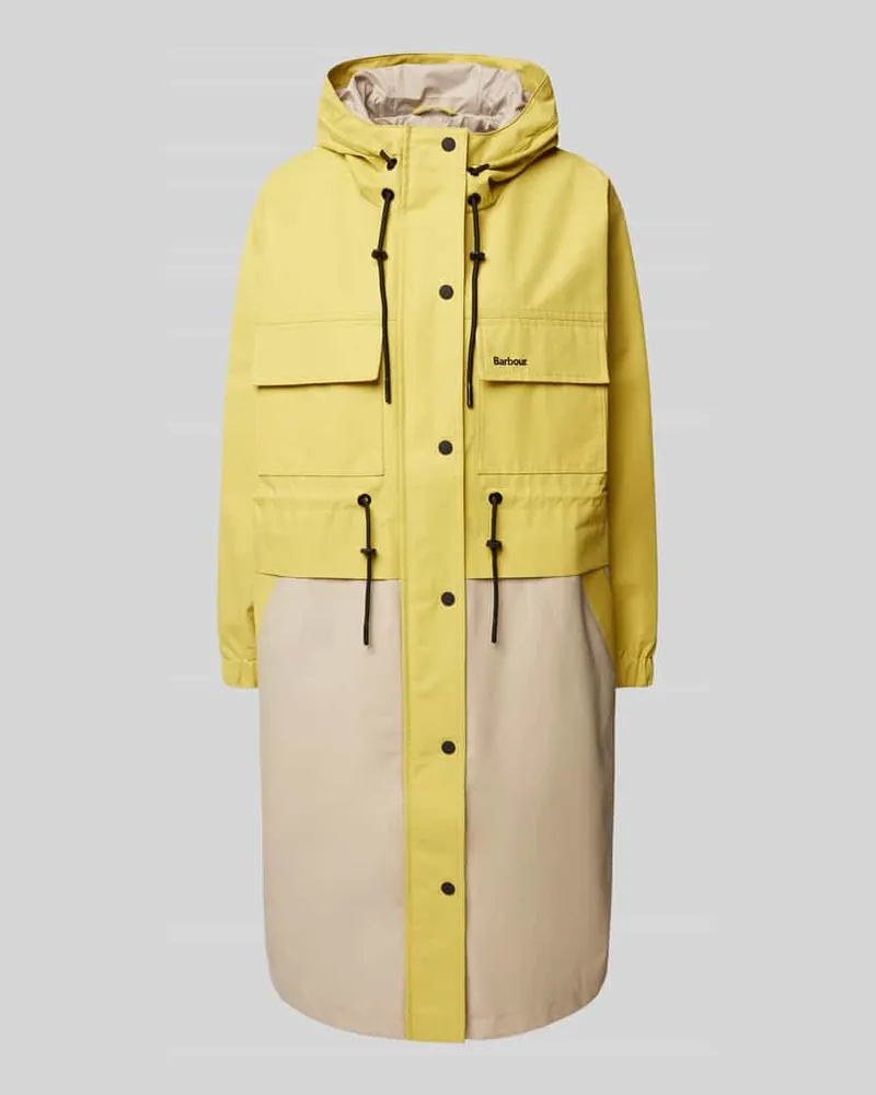 Barbour Parka mit Tunnelzug im Taillenbereich Modell 'EVIE Sand