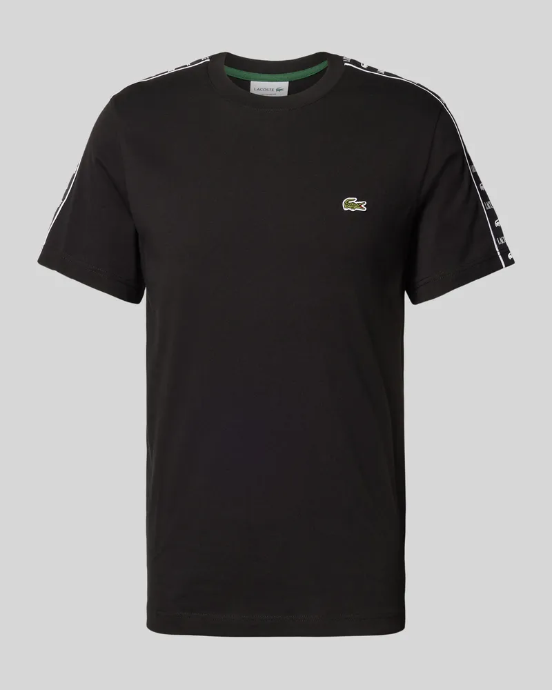 Lacoste T-Shirt mit Label-Stitching Black