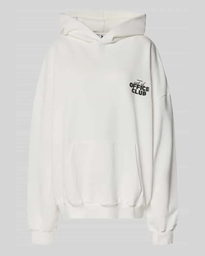 Karo Kauer Oversized Hoodie mit Känguru-Tasche Offwhite
